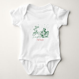 Santa is back again, Merry Christmas Baby Bodysuit