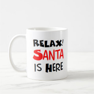santa is here coffee mug