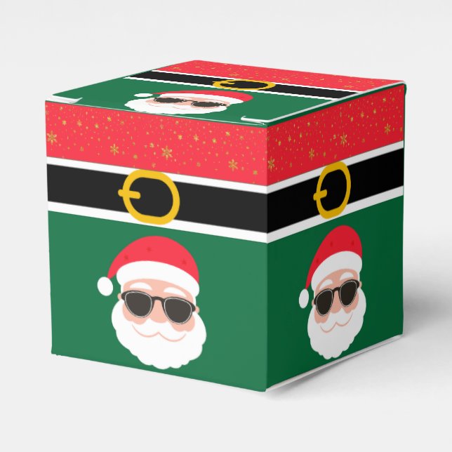 Santa is Here Favour Box (Front Side)