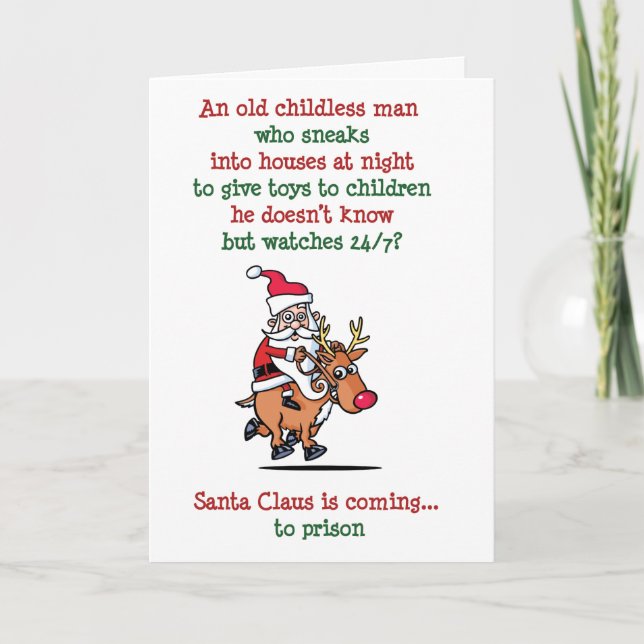 Santa is Watching Card (Front)