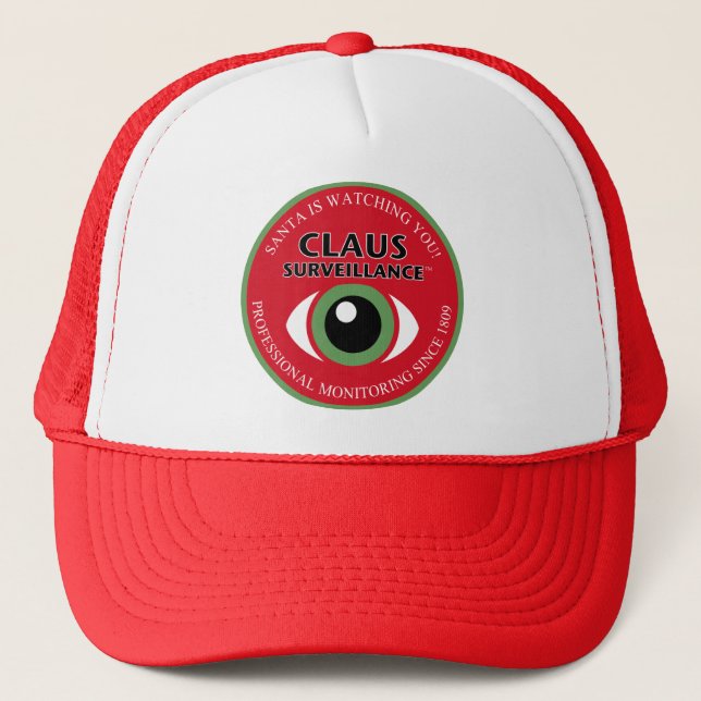 Santa is Watching Trucker Hat (Front)