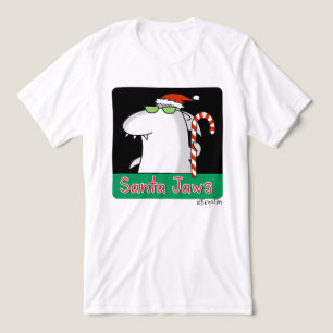 Santa Jaws Tri-Blend Shirt