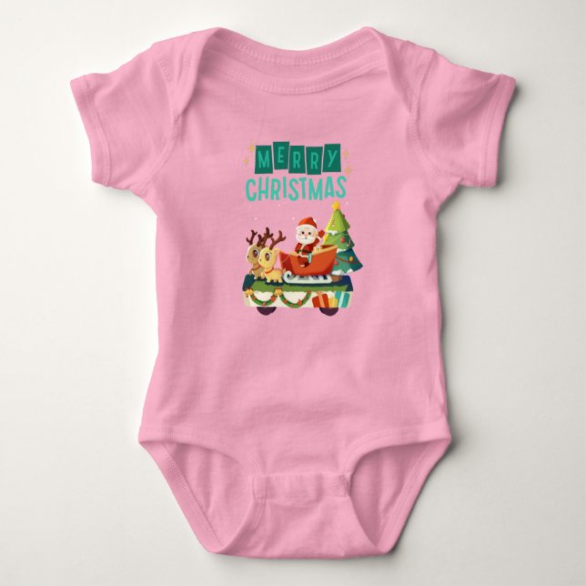 Santa- Jersey Baby bodysuit (Front)