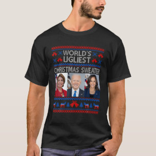 Santa Joe Biden Funny World Ugliest Christmas Swea T-Shirt