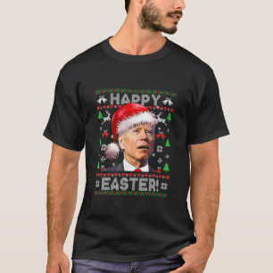 Santa Joe Biden Happy Easter Ugly Christmas Sweate T-Shirt