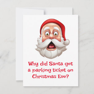 Santa Jokes Holiday Card