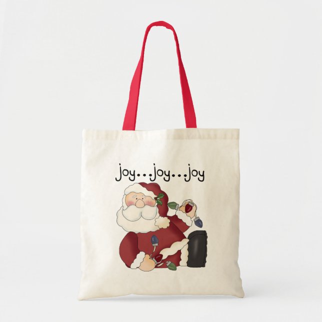 Santa Joy T-shirts and gifts Tote Bag (Front)