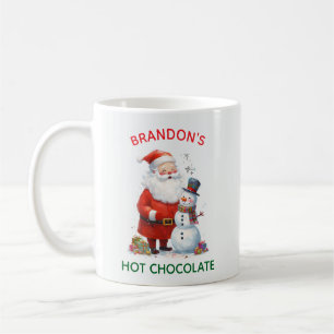 Santa Kids Children Festive Christmas Cute Snowman Coffee Mug