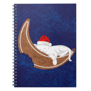 Santa Kitty and the Gingerbread Moon Notebook