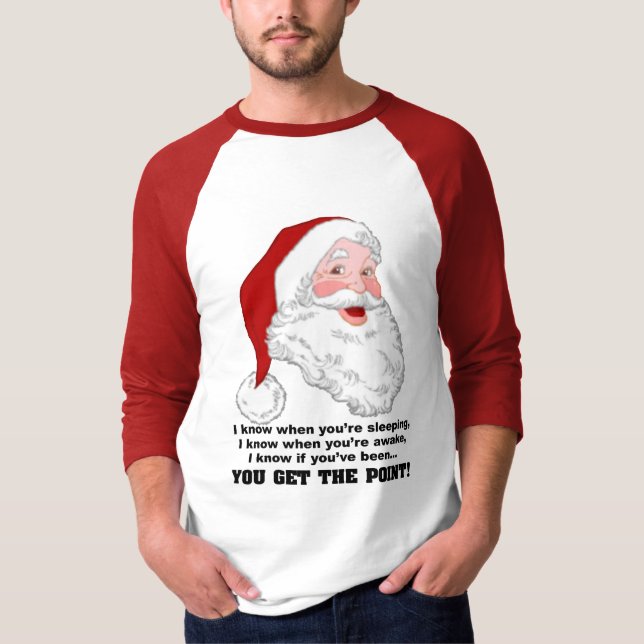 Santa Knows Shirt (Front)