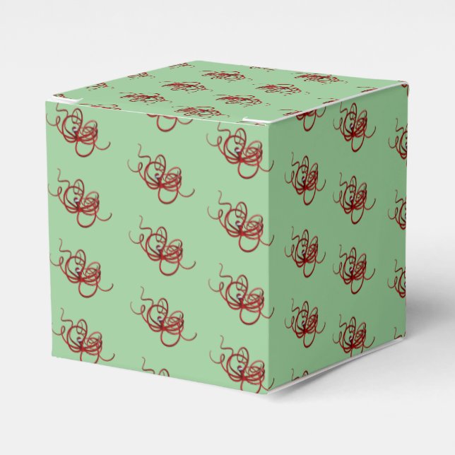 Santa Kraken Favour Box (Front Side)