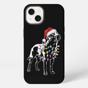 Santa Labrador Retriever Christmas Light Dog Lover iPhone 13 Case