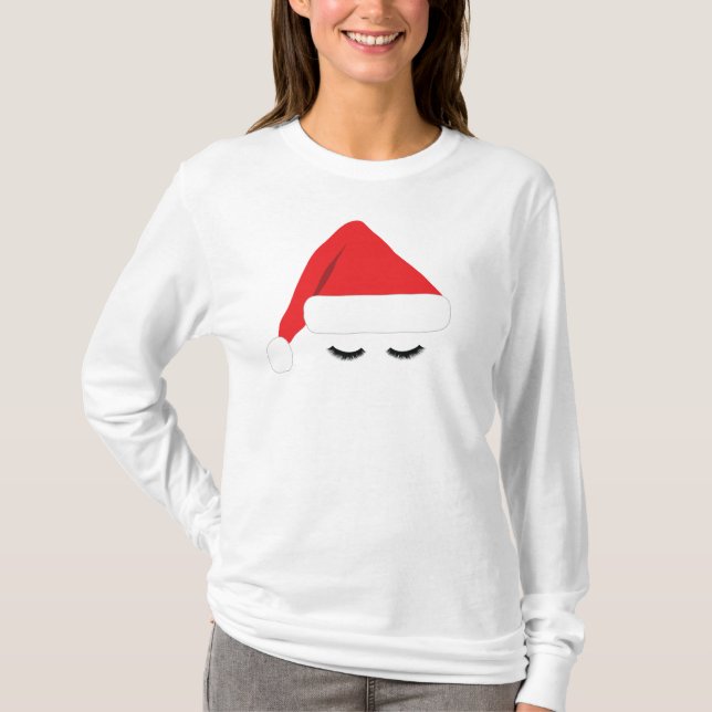 Santa Lashes TShirt (Front)