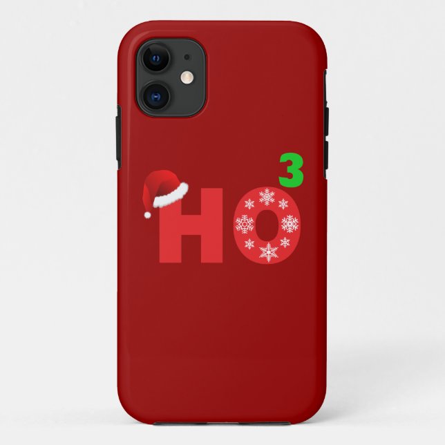 santa laughs at christmas Case-Mate iPhone case (Back)
