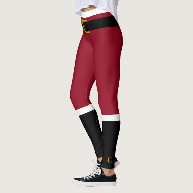 Santa Leggings-Red Leggings (Left)