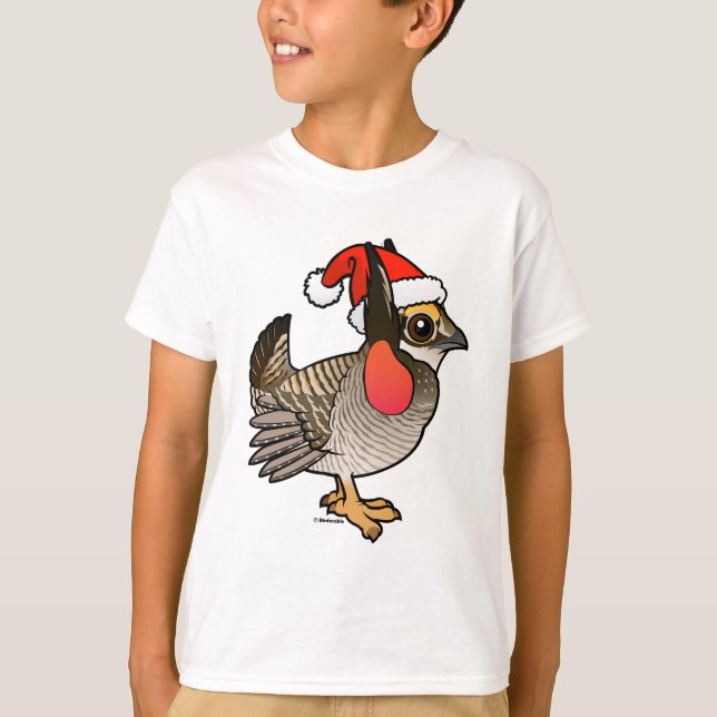 Santa Lesser Prairie-Chicken T-Shirt (Front)