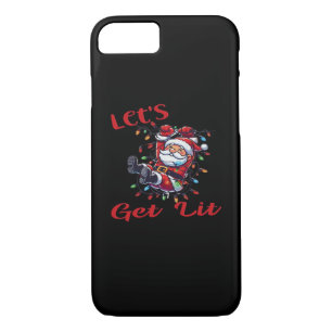 Santa - Let's Get Lit  iPhone 8/7 Case