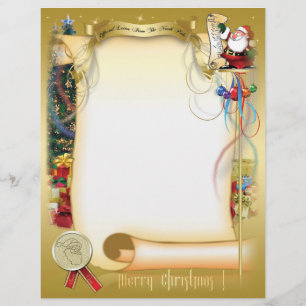 Santa Letter Custom Letterhead