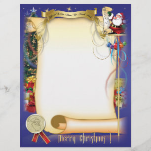 Santa Letter Custom Letterhead