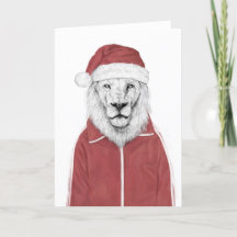 Santa lion