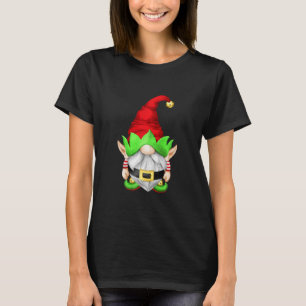 Santa Little Helper With Elf Ears Funny Christmas T-Shirt