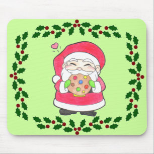 Santa Loves Cookies Mousepad