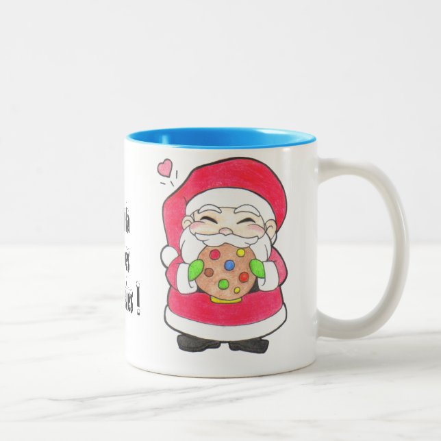 Santa Loves Cookies Mug (Right)