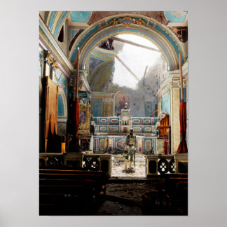 Santa Maria degli Angeli, Acerno, Italy 1943 Poster