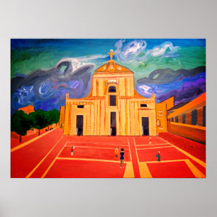 Santa Maria Degli Angeli Italy Acrylic  Poster