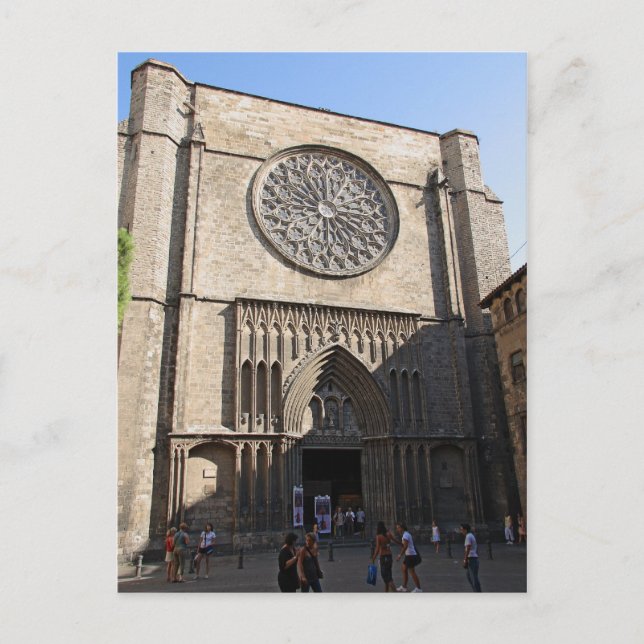Santa Maria del Pi Postcard (Front)