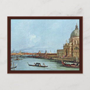 Santa Maria Della Salute, Venice. By Canaletto Postcard