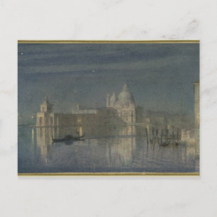 Santa Maria Della Salute, Venice, Moonlight, 1863 Postcard
