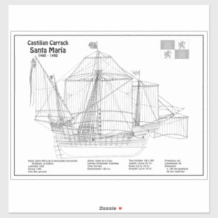 Santa Maria - Ship Blueprint Plans BD