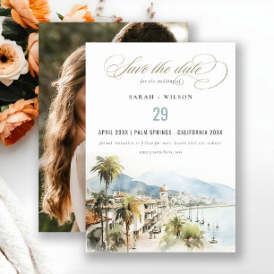Santa Marta Colombia Landscape Wedding Photo Save The Date