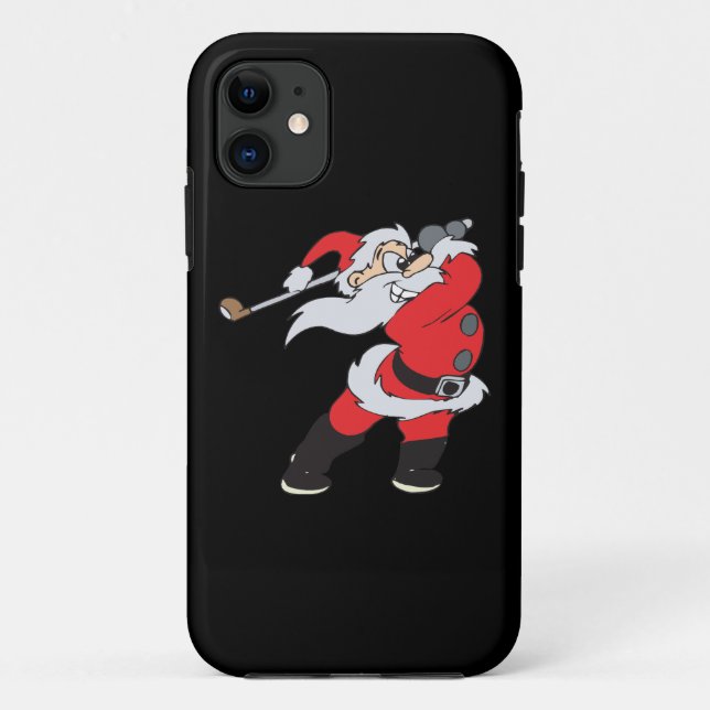 Santa Means Business Case-Mate iPhone Case (Back)