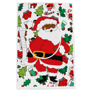 Santa Medium Gift Bag