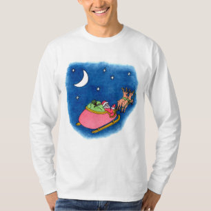 Santa Mens Long Sleeve T-Shirt