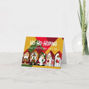 Santa Merry and Bright Christmas Card