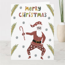 Santa Merry Christmas Card