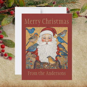 Santa Merry Christmas Postcard