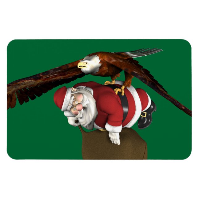 Santa Might Come A Bit Later Magnet (Horizontal)
