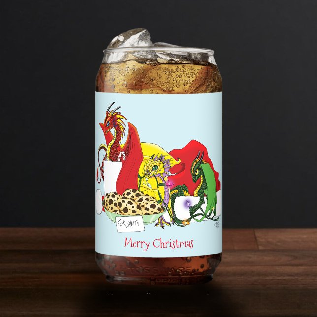 Santa Milk Cookies Dragons Can Glass (Creator Uploaded)