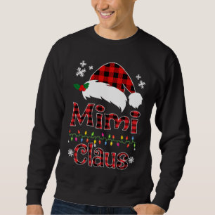 Santa Mimi Claus Christmas Matching Family Sweatshirt