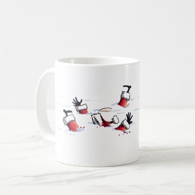Santa Mob Hit coffee mug (Front Left)