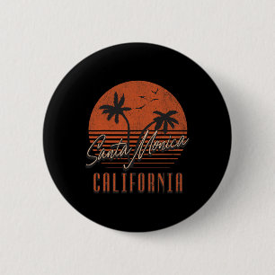 Santa Monica _6 6 Cm Round Badge