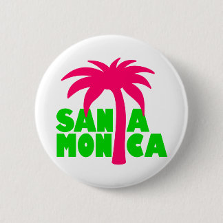 Santa Monica 6 Cm Round Badge