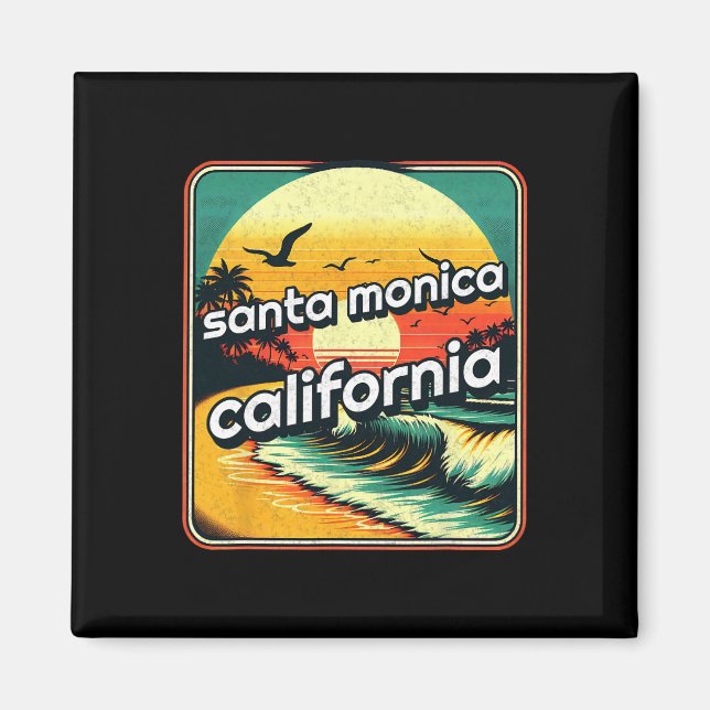 Santa Monica _7  Magnet (Front)