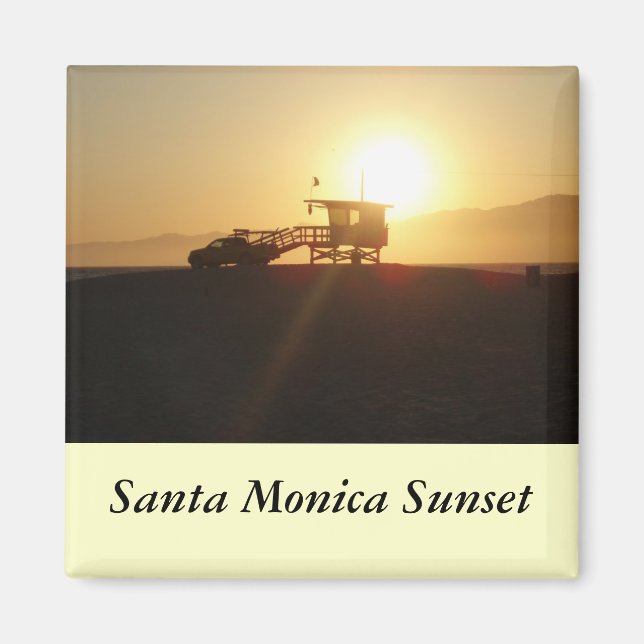 Santa Monica at Sunset Magnet (Front)