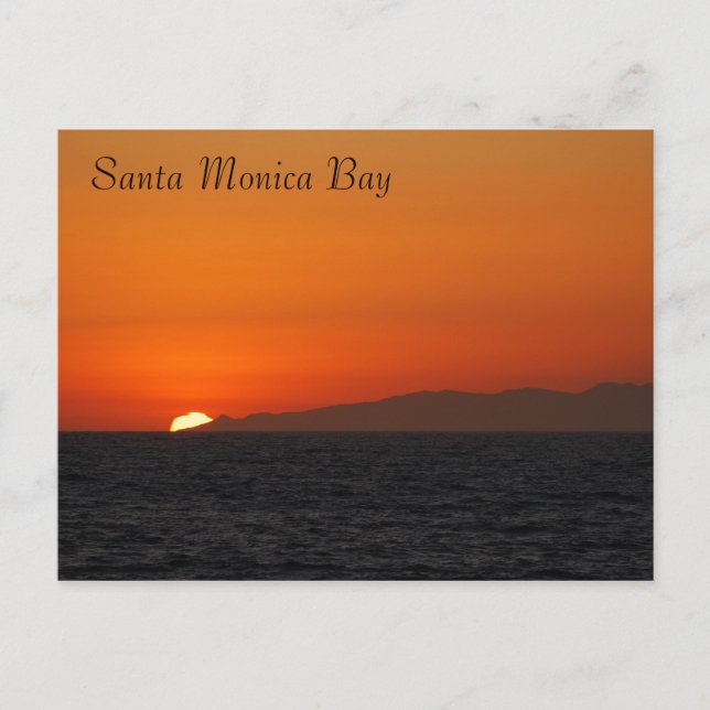 Santa Monica Bay Postcard (Front)