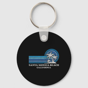 Santa Monica Beach California Family Summer Vacati Key Ring